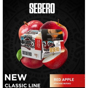 Табак для кальяна Sebero Red Apple (Себеро Красное Яблоко) 100г Акцизный
